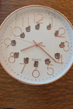 Rose Gold 11 inch clock
